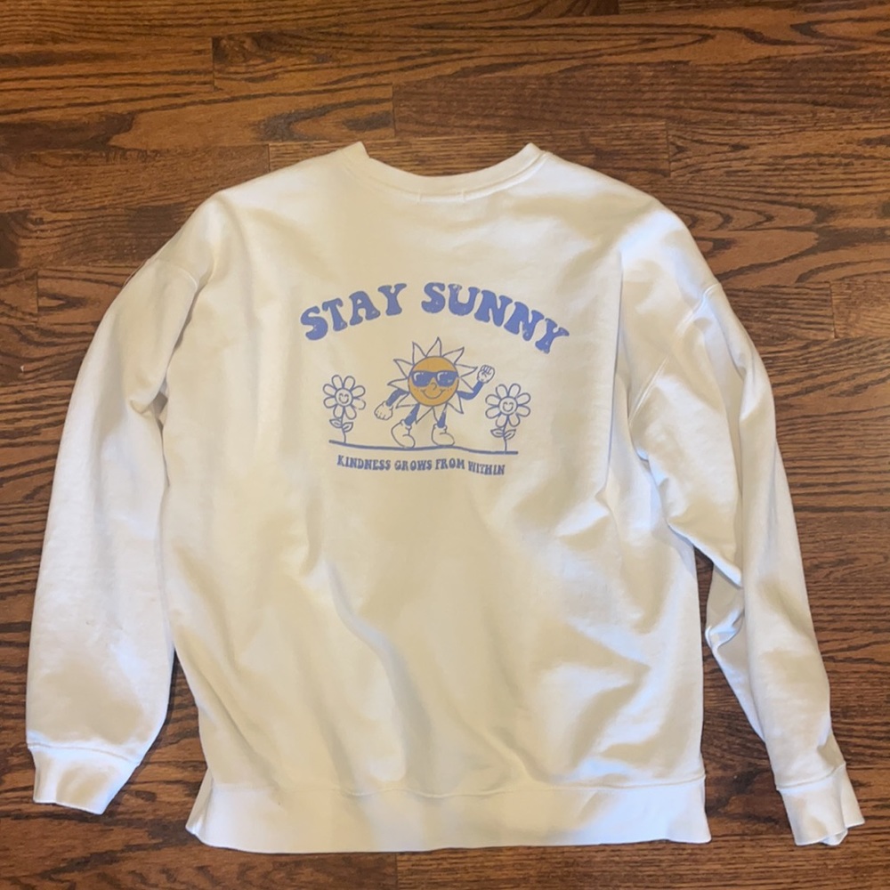 Oversized crew neck